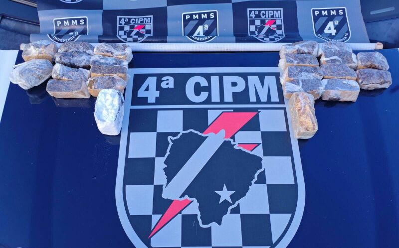 Ilustração da notícia Homem é preso com mais de 2 kg de drogas em Chapadão do Sul